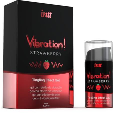 Potente Gel Vibrante Liquido Stimolante Intimo Fragola 15ML