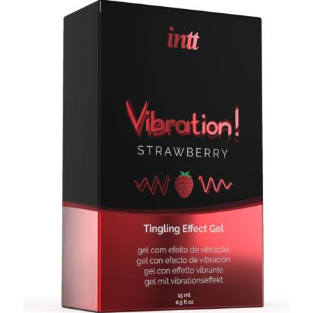 Potente Gel Vibrante Liquido Stimolante Intimo Fragola 15ML