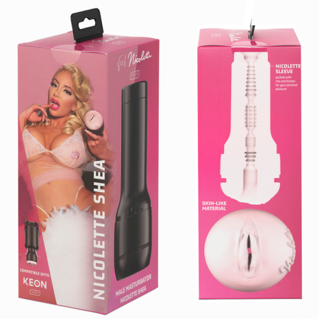 Keon + Feel Nicolette Shea Stroker + Lubrificante di Qualità Acqua 50 ML