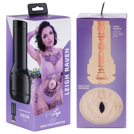 KIIROO - PACK KEON + FEEL LEIGH RAVEN + AQUA QUALITY LUBRICANT 50 ML