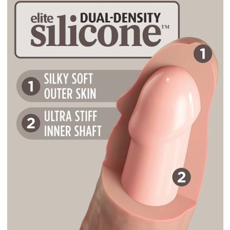 Elite Kit Imbracatura Regolabile Deluxe Anello Con Testicoli E Dildo 20.3 Cm