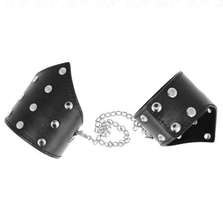 Bracciali Stile Punto Nero Con Catena Regolabile 17-23 Cm X 8,5 Cm