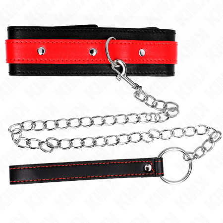 Collana Con Cinturino Rosso 65 Cm Regolabile 36-43 Cm X 5 Cm