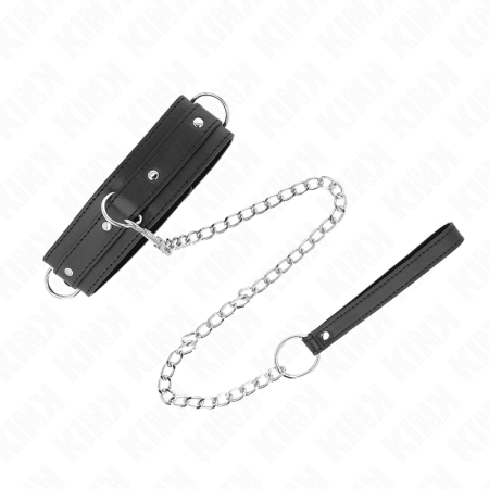 KINK - NECKLACE WITH LEASH 65 CM 3 RING MODEL 1 ADJUSTABLE 38-49 CM X 5 CM