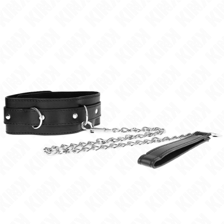 KINK - COLLAR WITH BELT 65 CM WITH STRAP BLACK 54 X 4.5 CM