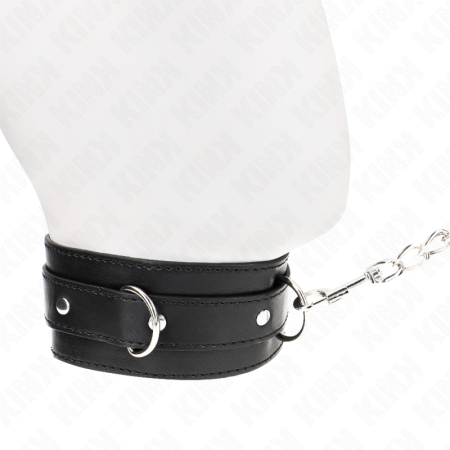 KINK - COLLAR WITH BELT 65 CM WITH STRAP BLACK 54 X 4.5 CM