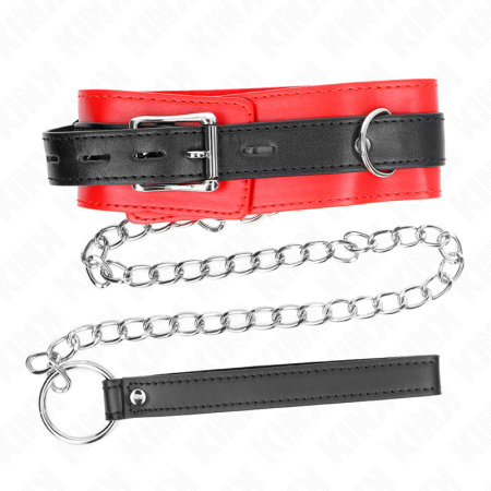 KINK - COLLAR WITH BELT 65 CM WITH STRAP RED 54 X 4.5 CM