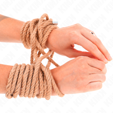 KINK - HEMP ROPE WITH METAL HEAD 5 METER