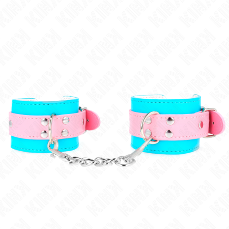 Graziosi Poggipolsi Blu/Rosa Regolabili 16-28 Cm X 5 Cm