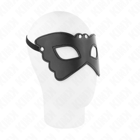 Maschera In Similpelle A Forma Di Farfalla 20 X 9 CM