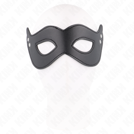 Maschera In Similpelle Con Rivetti Modello 1 26 X 8 Cm