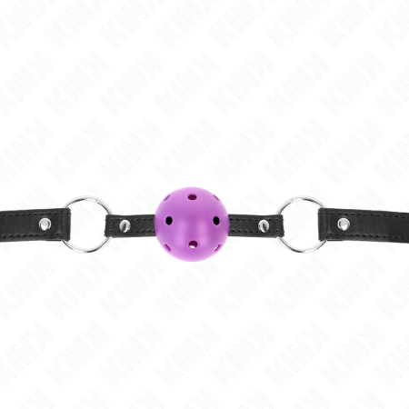 KINK - HOLLOW HARD PURPLE BALL 4.5 CM GAG 63.5 X 2 CM