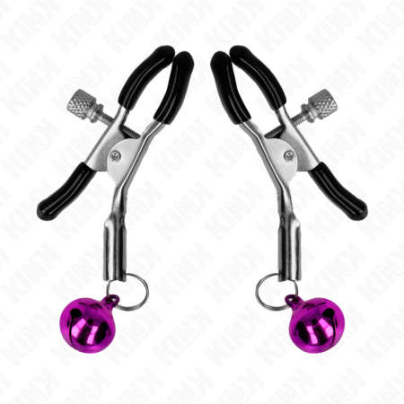 KINK - PURPLE SINGLE BELL NIPPLE CLAMP 6 CM