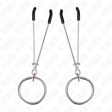 Pinze Per Capezzoli Sottili Con O-Ring 7 Cm