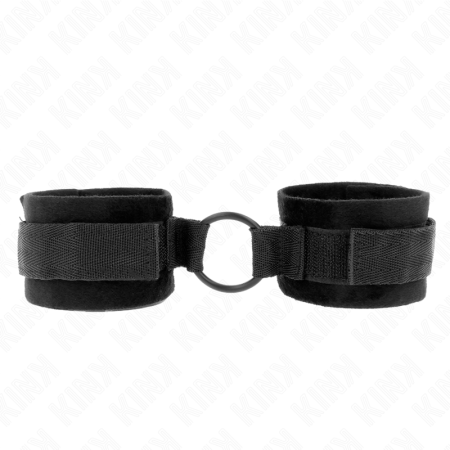 Polsini In Pelliccia Per Principianti 25 Cm Con O-Ring 4 Cm Nero Regolabile 15-25 Cm