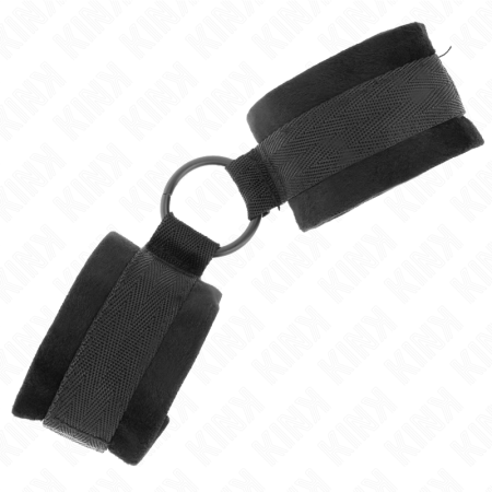 Polsini In Pelliccia Per Principianti 25 Cm Con O-Ring 4 Cm Nero Regolabile 15-25 Cm