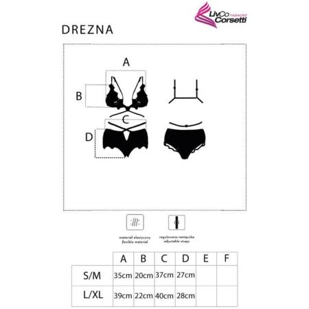 Drezna Lc 90733 Reggiseno + Slip Nero L/Xl