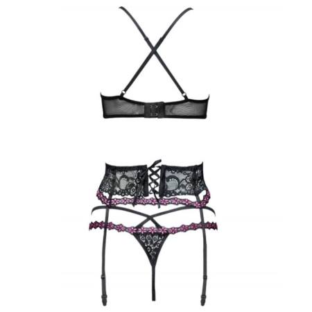 Snehana Lc 90443 Reggiseno + Reggiseno + Slip Nero