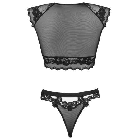 Timosan Lc 90631 Reggiseno + Slip Nero L/Xl