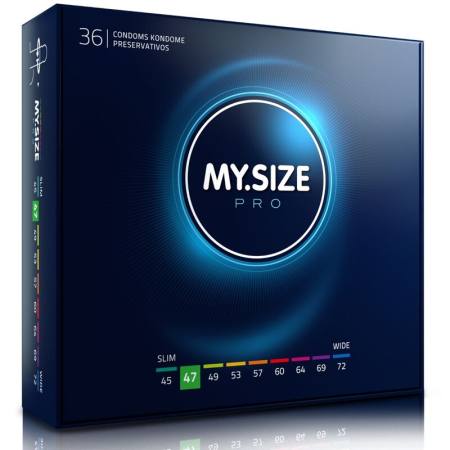 MY SIZE - PRO CONDOMS 47 MM 36 UNITS