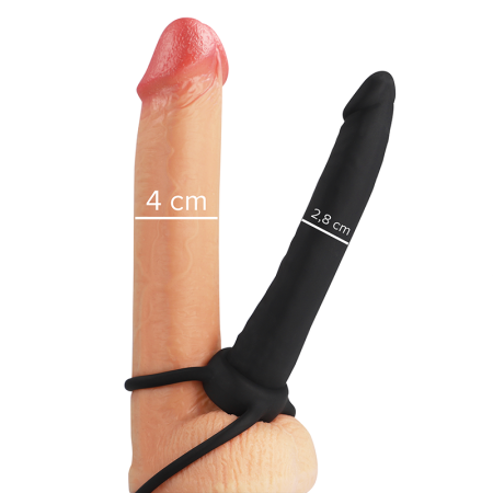 Dildo Anale Cobi Onyx Con Anello Per Cazzo e Testicoli 13 CM in Silicone