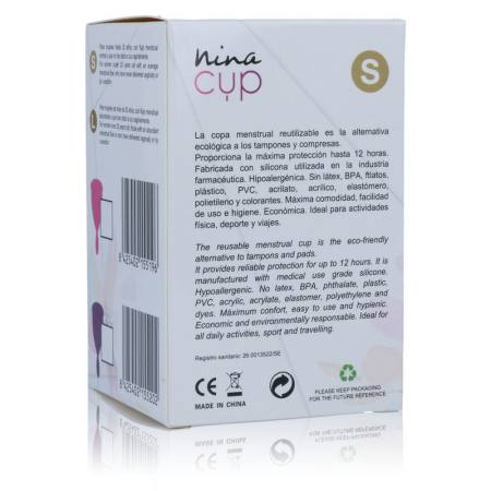 NINA KIKÍ - MENSTRUAL CUP PINK SIZE S