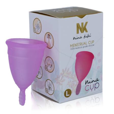 NINA KIKÍ - MENSTRUAL CUP PURPLE SIZE L