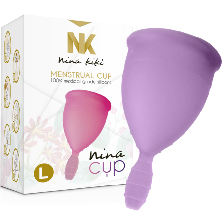 NINA KIKÍ - MENSTRUAL CUP PURPLE SIZE L