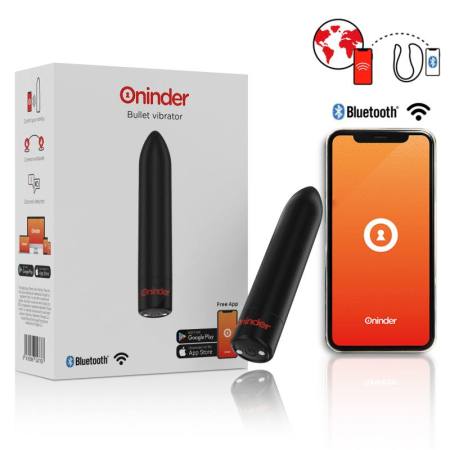 Berlin Vibratore Bullet Nero 9 Modalità 8,5 X 2 Cm - App Gratuita