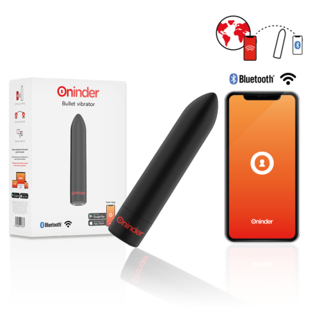 Berlin Vibratore Bullet Nero 9 Modalità 8,5 X 2 Cm - App Gratuita