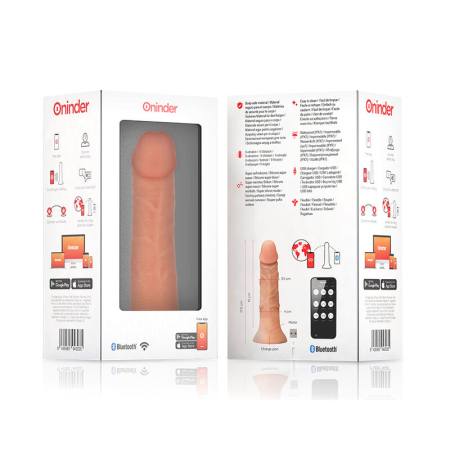 Dildo Vibratore Piccolo Bogotá 9 Velocità Naturale 22 CM -O- 4.5 CM - App Gratuita