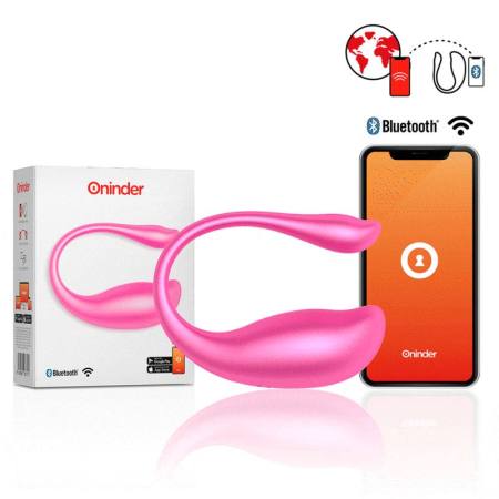 ONINDER - NAIROBI VIBRATING EGG PINK - FREE APP