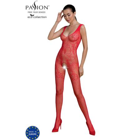 PASSION - ECO COLLECTION BODYSTOCKING ECO BS012 ROT