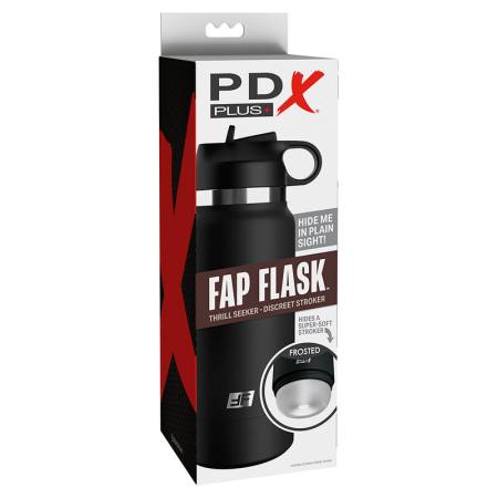 Fap Flask Bottle Discret Stroker Modello Trasparente 