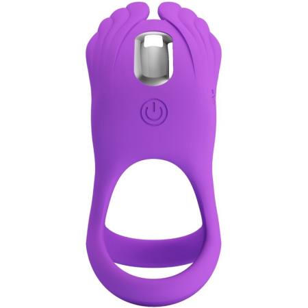 PRETTY LOVE - VIBRANT PENIS RING 7 VIBRATIONS PURPLE SILICONE