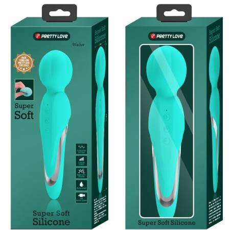 PRETTY LOVE - WALTER VIBRATOR WAND AQUA GREEN