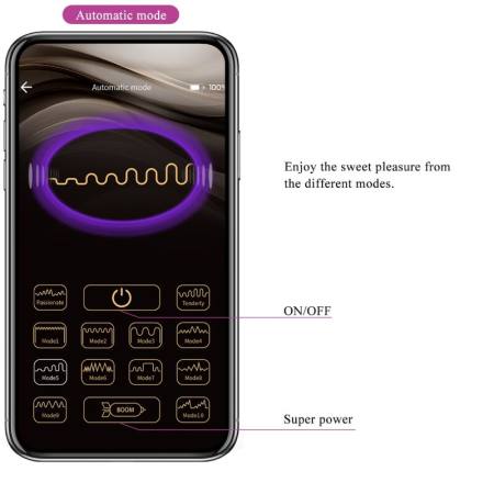 Catalina Vibrator App Telecomando Viola