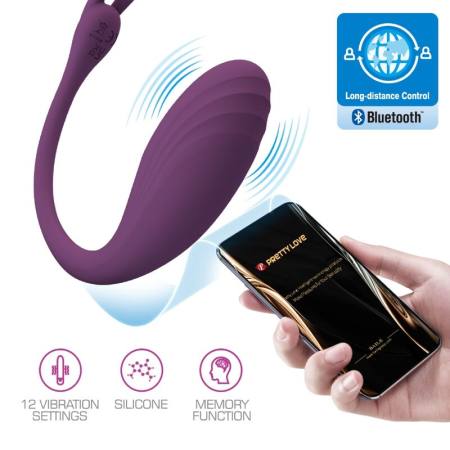 Catalina Vibrator App Telecomando Viola