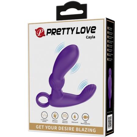 PRETTY LOVE - CAYLA ANAL VIBRATOR MASSAGER LILA