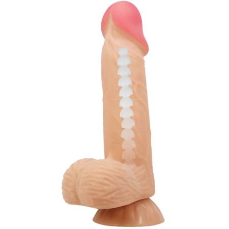 Dildo Realistico Sliding Skin Series Con Ventosa Scorrevole Della Pelle 20,6 CM