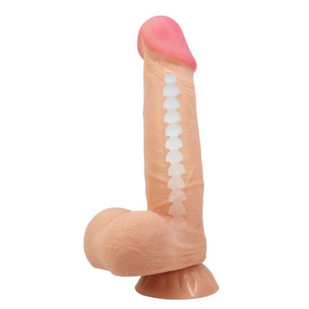 Dildo Realistico Sliding Skin Series Con Ventosa Scorrevole Della Pelle 21,8 Cm