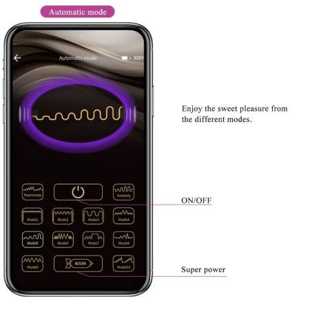 Ethan Rechargeable Purple Vibrator