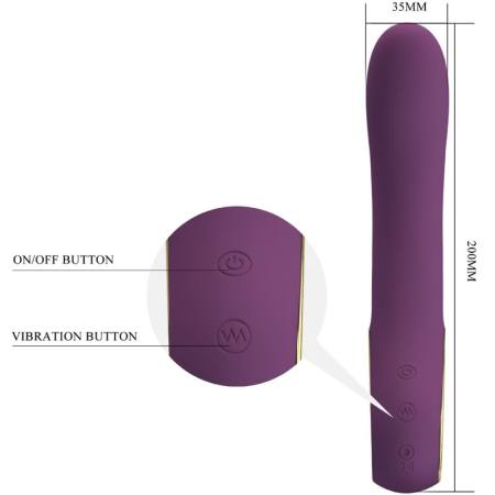 Ethan Rechargeable Purple Vibrator