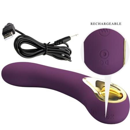 Ethan Rechargeable Purple Vibrator