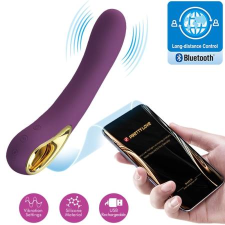 Ethan Rechargeable Purple Vibrator