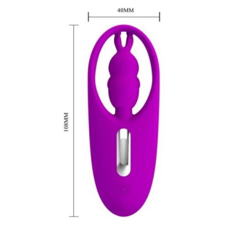 PRETTY LOVE - WILD RABBIT STIMULATOR FOR PANTIES WITH REMOTE CONTROL LILAC