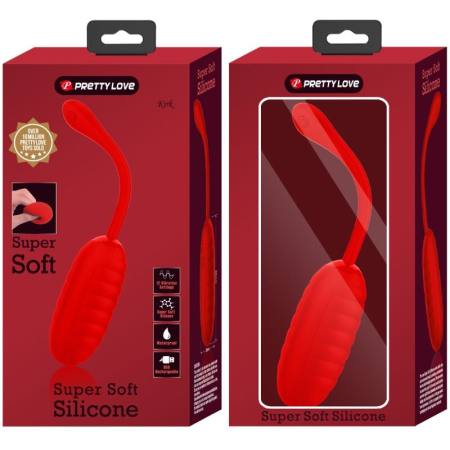 PRETTY LOVE - KIRK RECHARGEABLE VIBRATING EGG RED