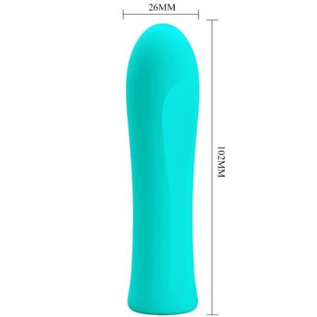 PRETTY LOVE - ALFREDA SUPER POWER VIBRATOR AQUA GREEN