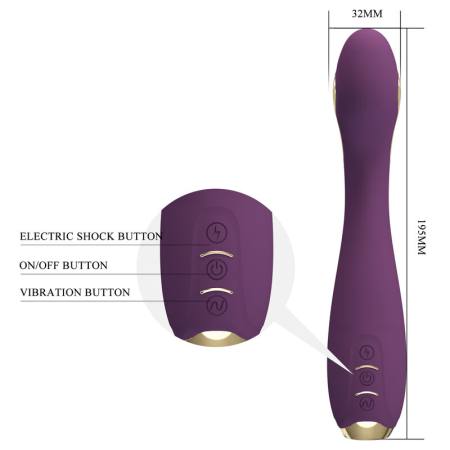 Vibratore Elettroshock Hector By App Control Viola