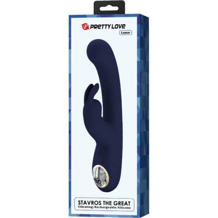 Vibratore Lamar Rabbit E Punto G Blu